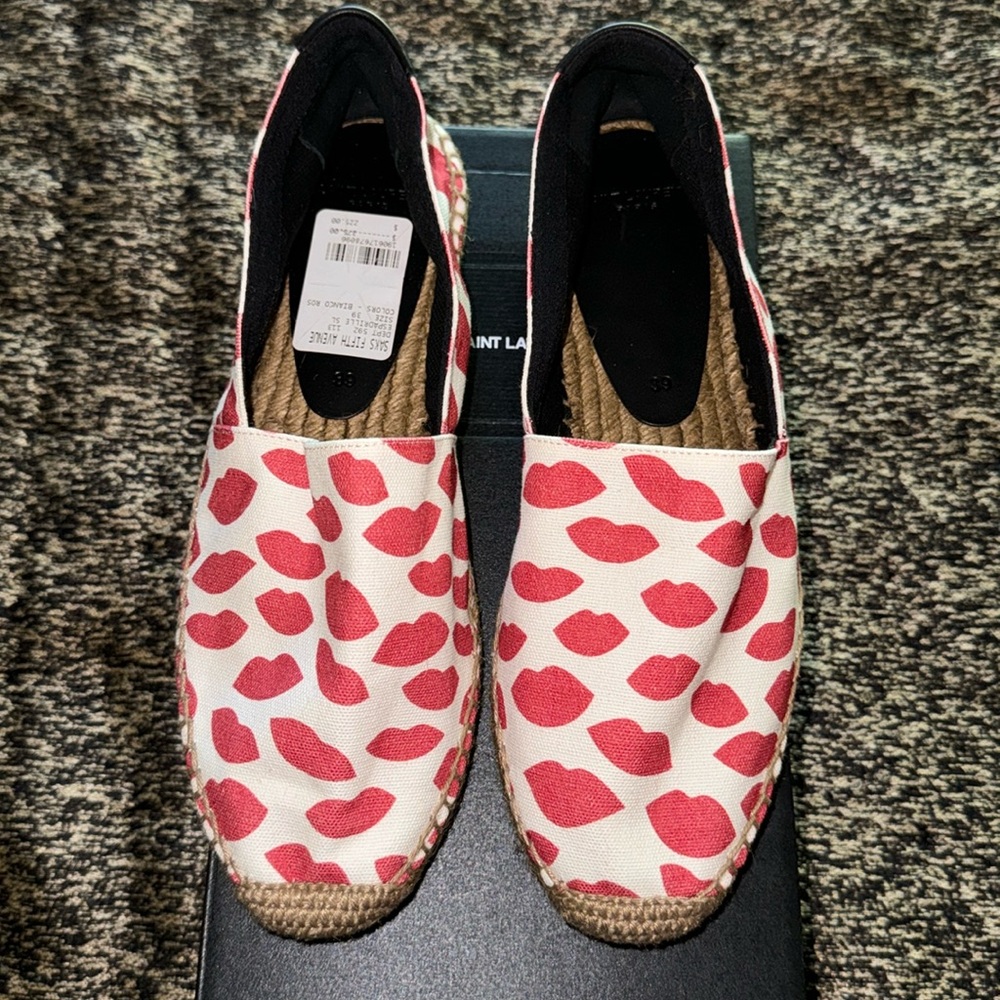 New Saint Laurent espadrilles